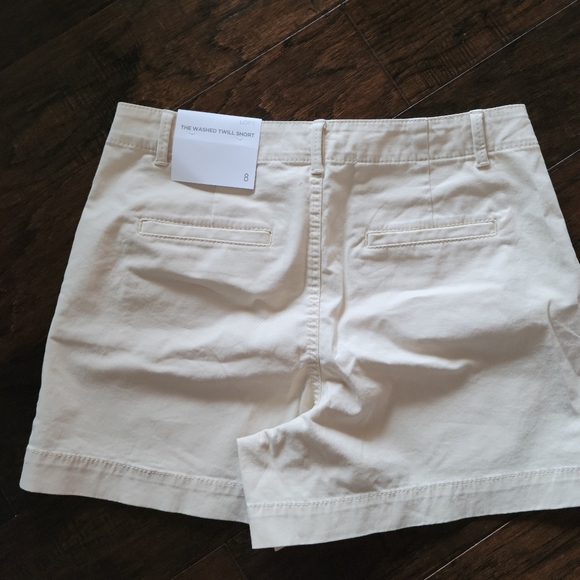 LOFT Washed Twill Shorts - Picture 4 of 4